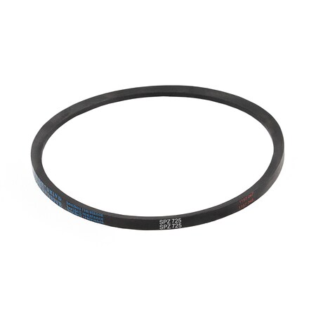 D&D SPZ725 Metric V-Belt, 725mm Outside Length, 10 mm Top Width, 8 mm Thickness, 1 Ribs SPZ725